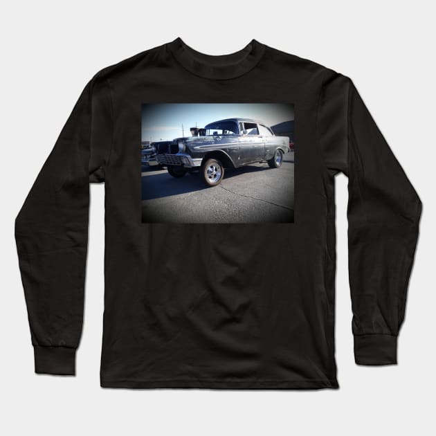 1956 Chevy Gasser Long Sleeve T-Shirt by Hot Rod America